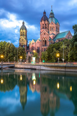 St. Lukas pink church Munich