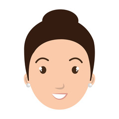 Young and beautiful woman cartoon, vector illustration graphic design.