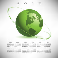 A 2017 global communications calendar for print or web