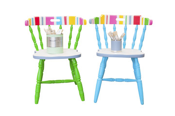 Colorful furniture