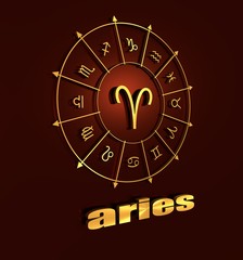 Astrology symbol aries