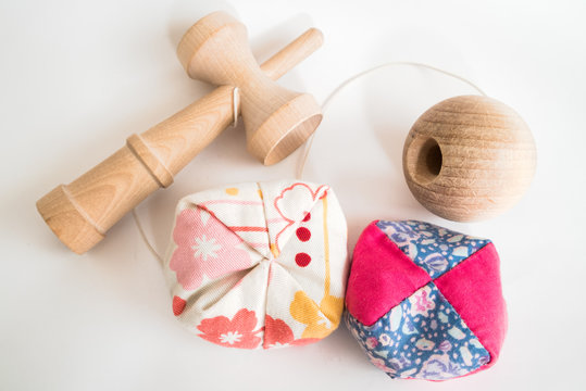 Kendama,Otedama,kaleidoscope, traditional Japanese toy