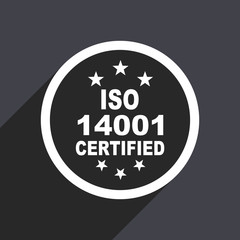 Flat design gray web vector icon