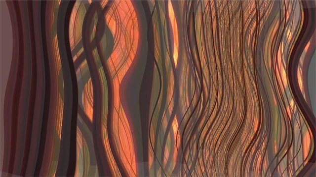 Abstracto de rizos que ondean en tonos ocres o marrones