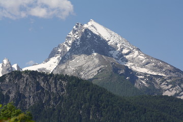 Fototapeta na wymiar Watzmann von Berchtesgaden