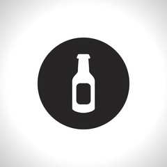 beer bottle vector icon