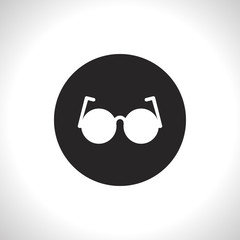 optical glasses vector icon
