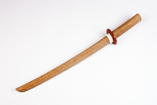 japanese wooden short sword
