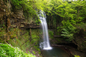 Fototapeta premium Glencar Waterfall, Hrabstwo Leitrim