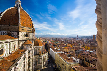 Fototapeta na wymiar The Duomo in Florence, Italy 