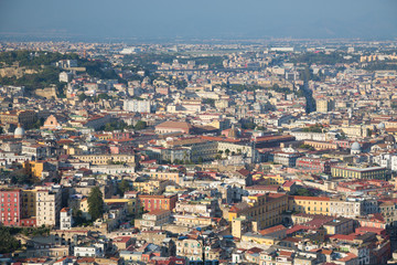 Fototapeta premium Viewpoint over Naples, Italy