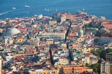 Obraz premium Viewpoint over Naples, Italy