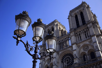 Notre Dame cathedral in Paris, France