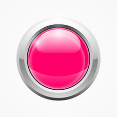 Pink round web button