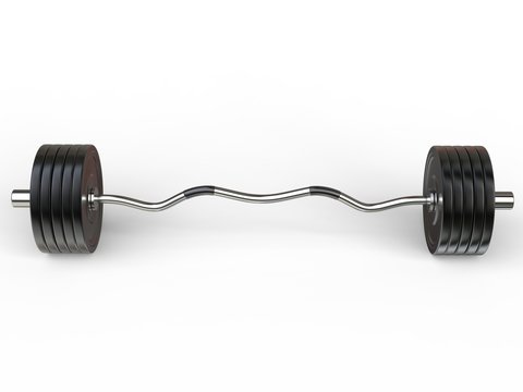 Curl bar in stock sale