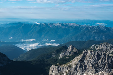 Beautiful views of Triglav National Park - Julian Alps, Slovenia