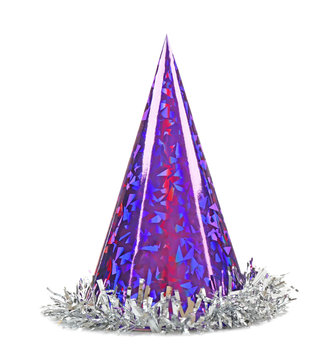 Party Hat Cone On A White Background