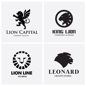 Lion Logo Set