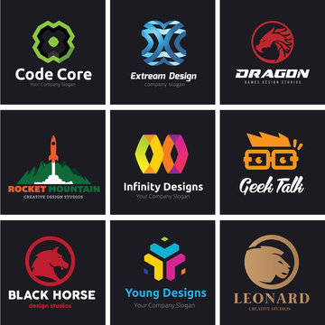 Logo set ,Logo Collection,Lion logo,Vector Logo template