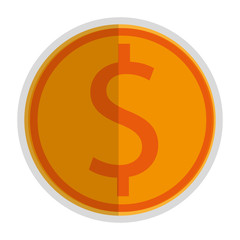 coin with dollar sign icon