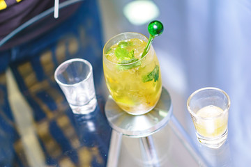 Passion Mojito cocktail