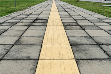 Blind tactile way
