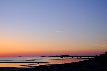 Fototapeta premium Sea view and sunset Beach