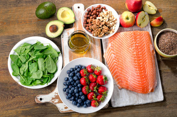 Foods for healthy Heart.
