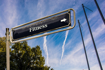 Schild 110 - Fitness