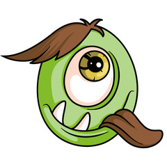 Monster alphabet: letter Q