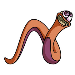 Monster alphabet: letter N