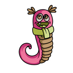 Monster alphabet: letter J