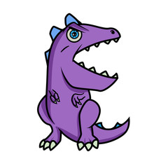 Monster alphabet: letter E