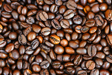 Roasted coffee beans
