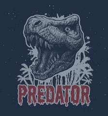 Trex Dinosaur Vector background.