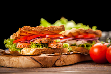 Grilled chicken sandwich