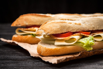 Panini grilled sandwich