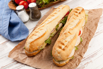 Panini grilled sandwich