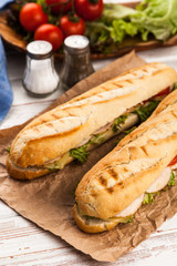 Panini grilled sandwich