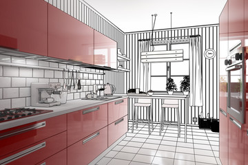 Meine rote Küche (Projekt)