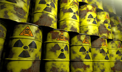 Rostende Atommüll-Fässer © bluedesign