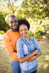 Fototapeta premium Happy couple posing together