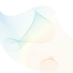 Fototapeta premium abstract Wave lines background