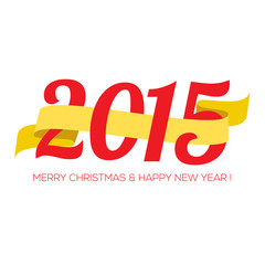 Obraz premium 2015 New Year Vector Illustration.