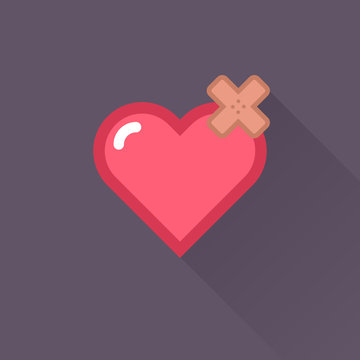 Vector Heart & conceptual icon