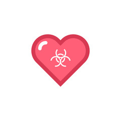 Vector Heart & conceptual icon