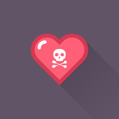 Vector Heart & conceptual icon