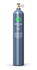 Liquefied nitrogen industrial gas cylinder