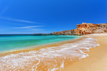 Fototapeta na wymiar Atlantic ocean - Sagres, Algarve, Portugal