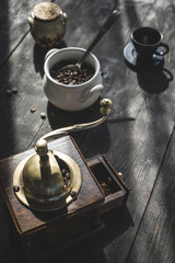 Vintage coffee grinder